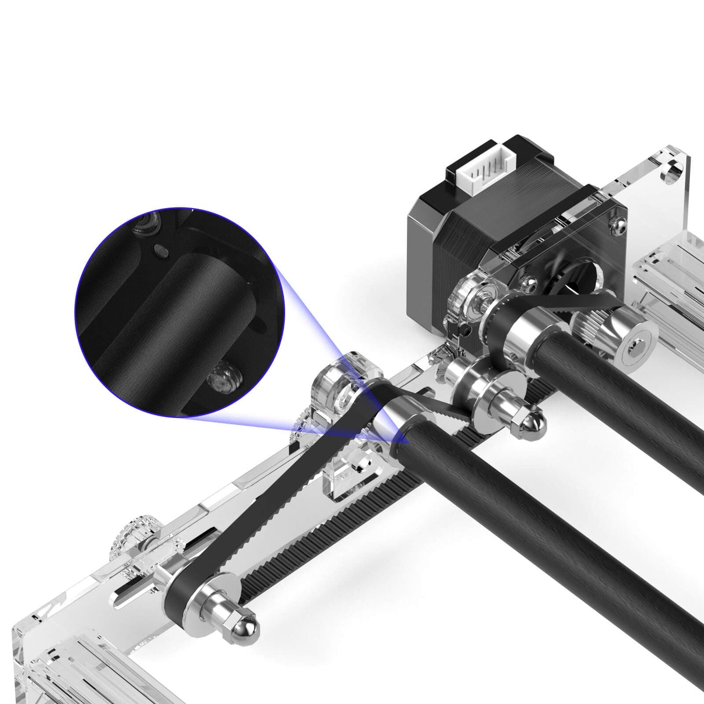 SCULPFUN Laser Rotary Roller For Laser Engraver Y-axis Rotary Roller 360°Rotating