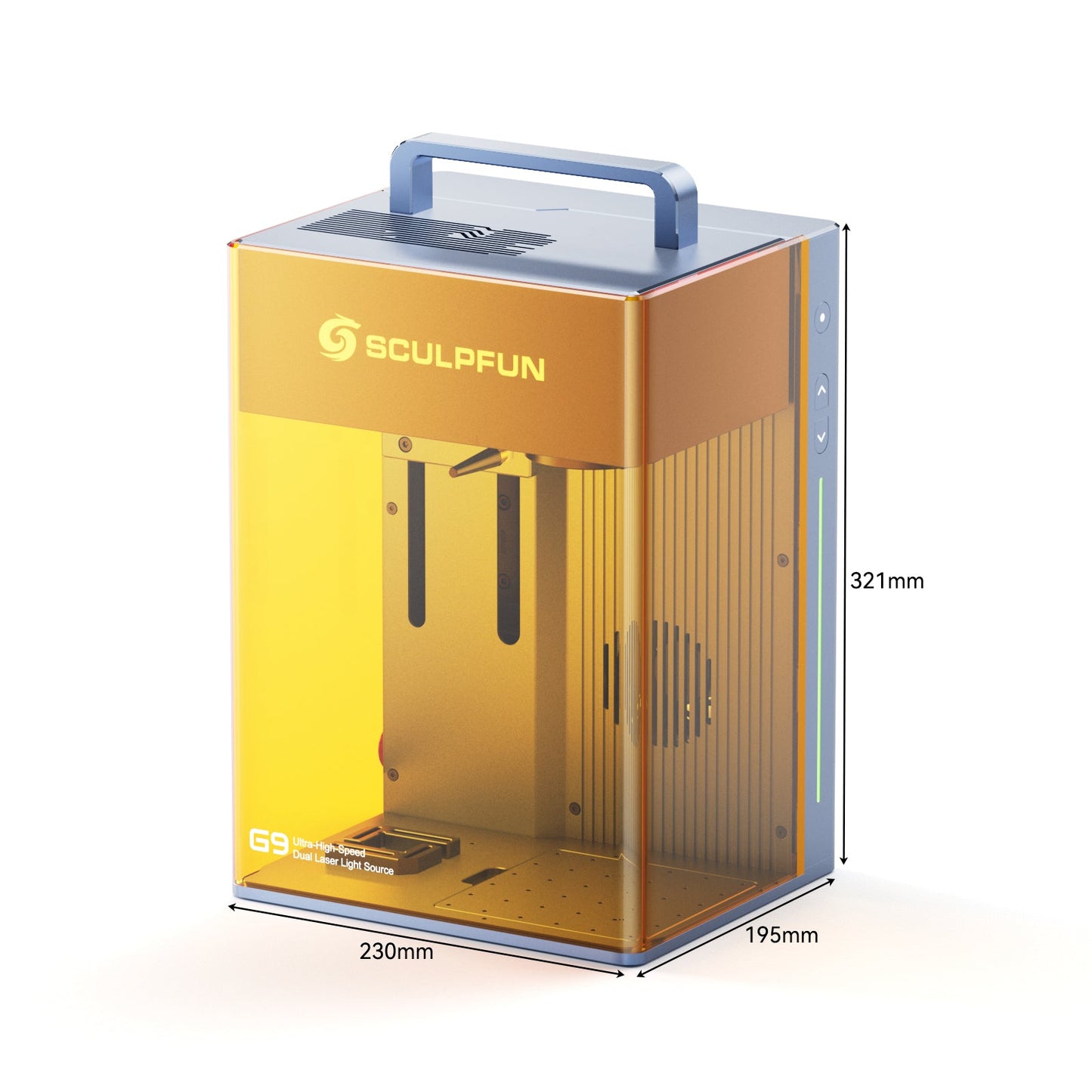 SCULPFUN G9 Portable Laser Engraver with 2W IR + 10W Diode Laser