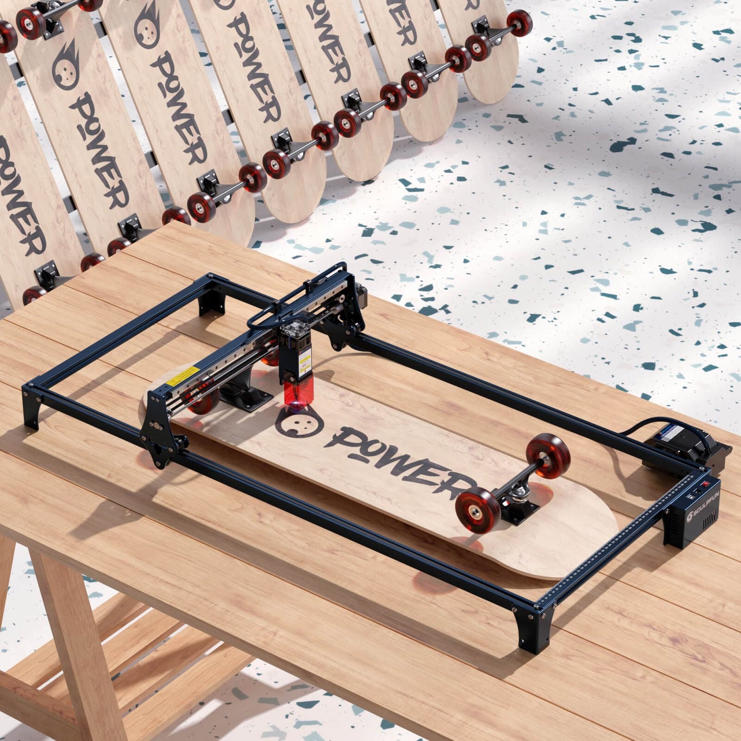 SCULPFUN Y Axis Expansion Kit Only For S30 / S30 Pro/ S30 Pro Max Engraving Machine