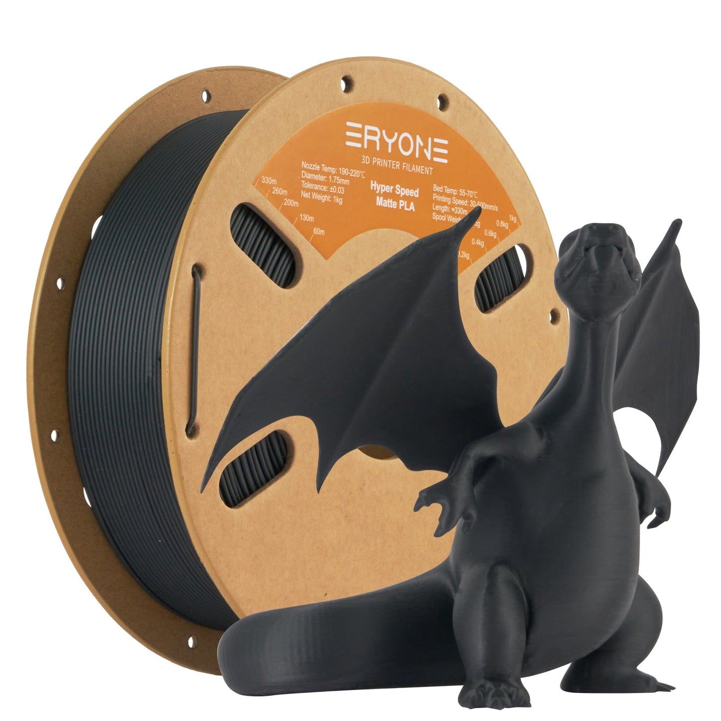PLA Matte High Speed Filament - 1.75mm±0.03mm (1kg)
