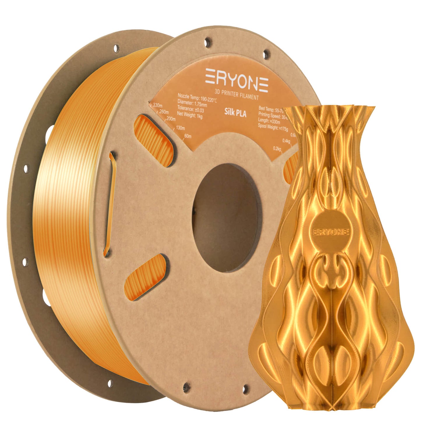 PLA Silk Filament - 1.75mm±0.03mm (1kg)
