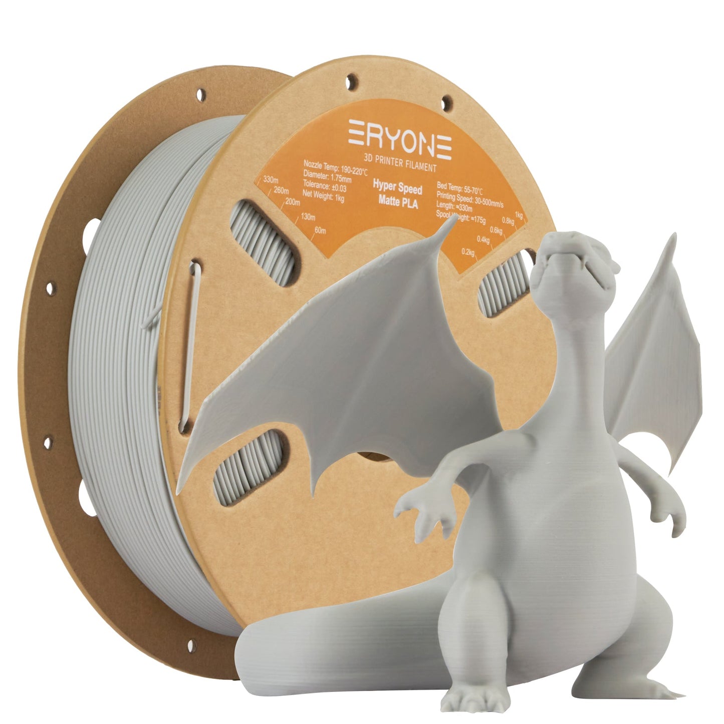 PLA Matte High Speed Filament - 1.75mm±0.03mm (1kg)