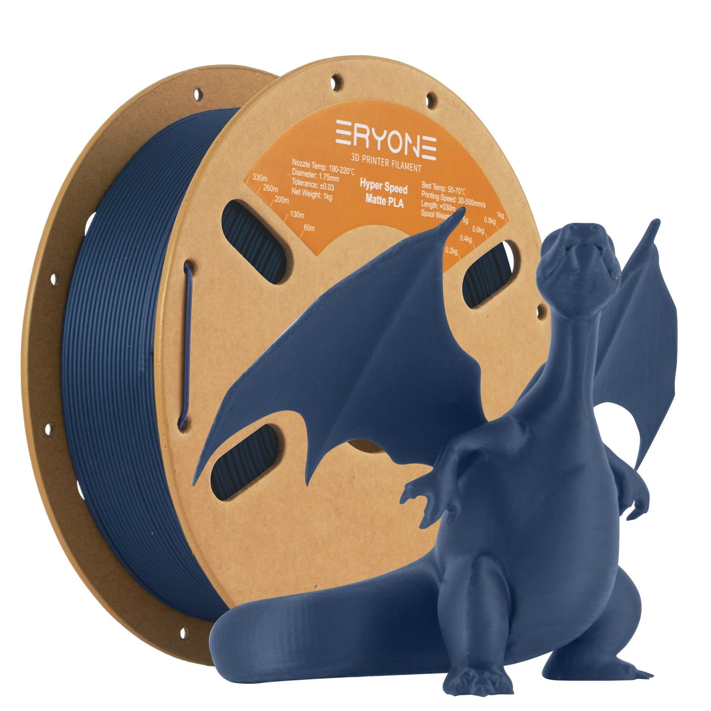 PLA Matte High Speed Filament - 1.75mm±0.03mm (1kg)
