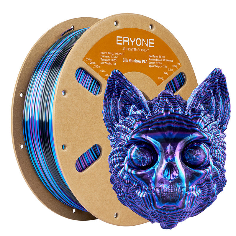 PLA Silk Triple-Color Filament - 1.75mm±0.03mm (1kg)