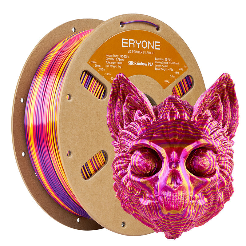 PLA Silk Triple-Color Filament - 1.75mm±0.03mm (1kg)