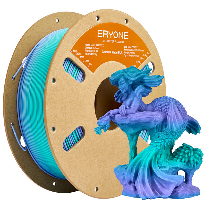 PLA Matte Dual-Color Filament - 1.75mm±0.03mm (1kg)