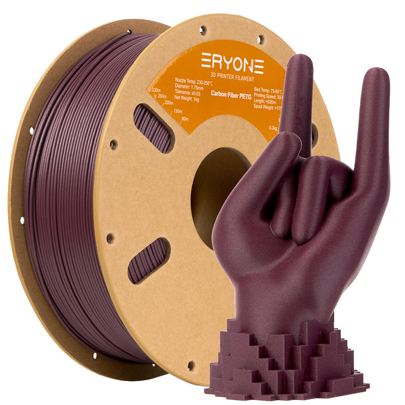 PETG & Carbon Fiber PETG Filament - 1.75mm±0.03mm (1kg)