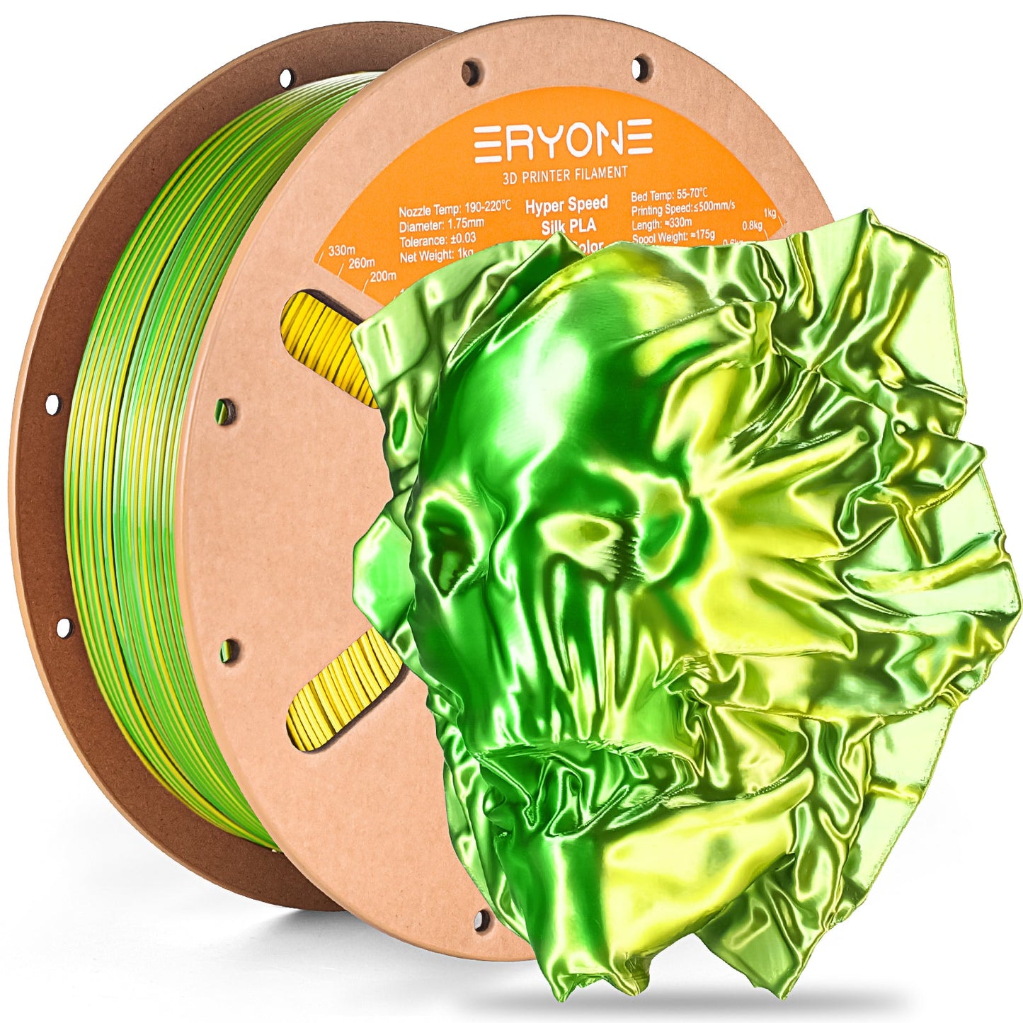 PLA Silk High-Speed Dual-Color Filament - 1.75mm±0.03mm (1kg)