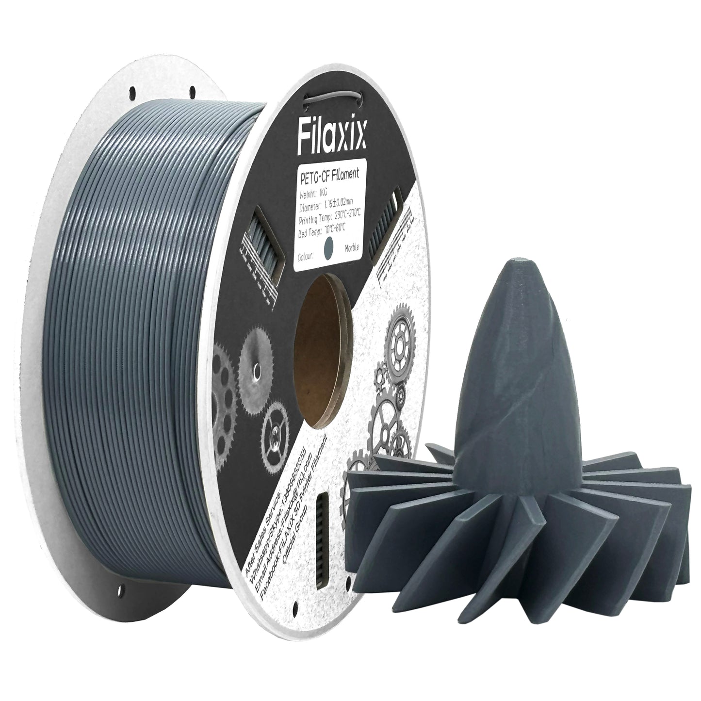 PETG-CF - Kohlefaserverstärktes PETG - Filaxix