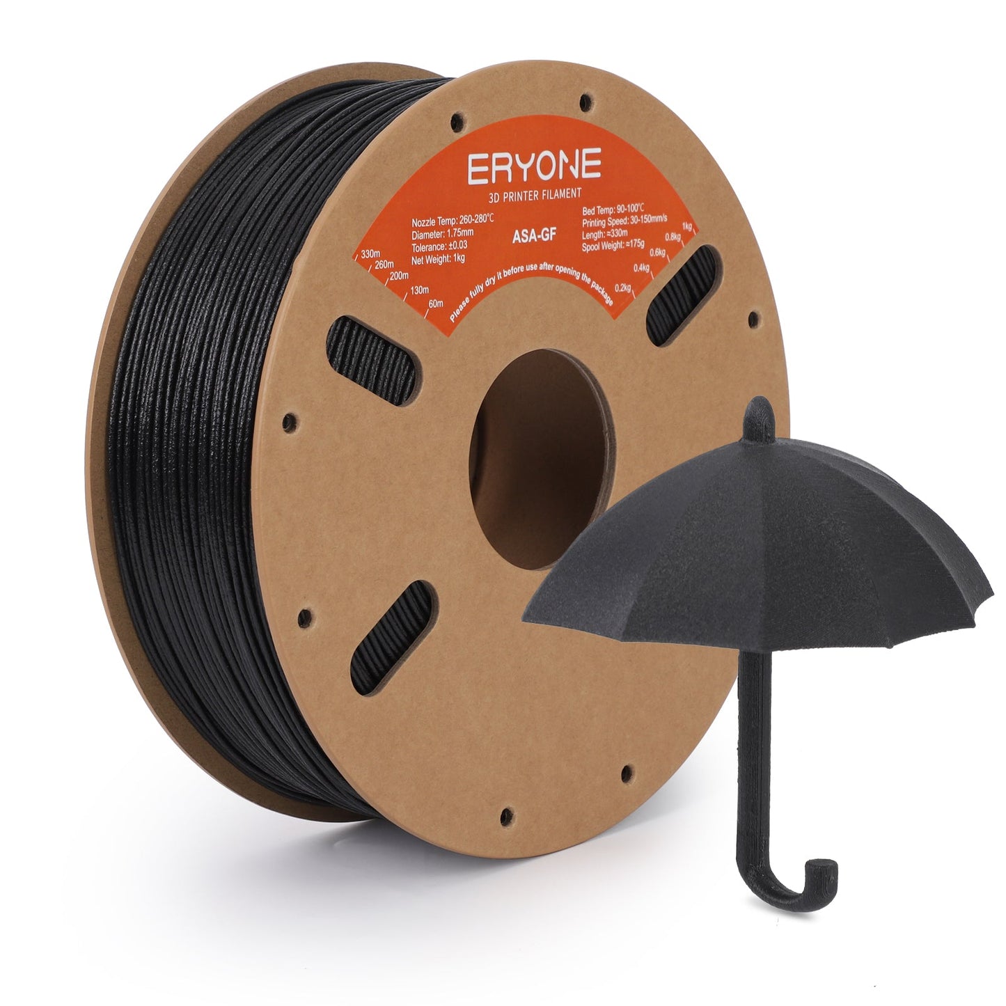 ASA Fiberglass Filament - 1.75mm±0.03mm (1kg)