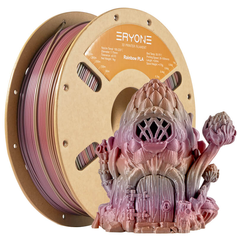 PLA Steampunk Rainbow Filament - 1.75mm±0.03mm (1kg)