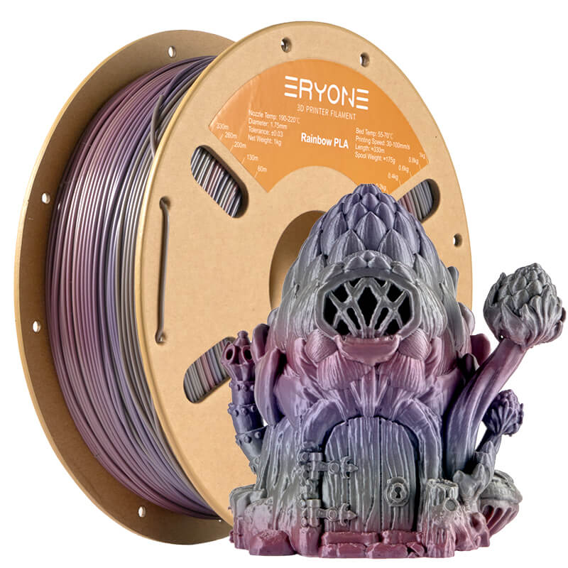 PLA Lagoon Rainbow Filament - 1.75mm±0.03mm (1kg)