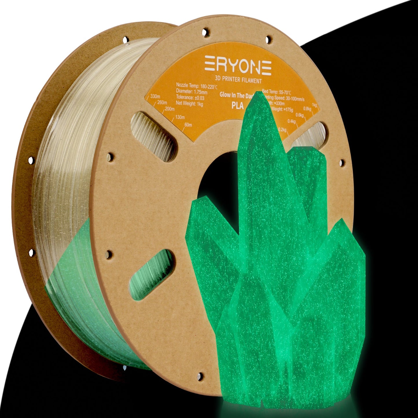 PLA Luminous Filament - 1.75mm±0.03mm (1kg)
