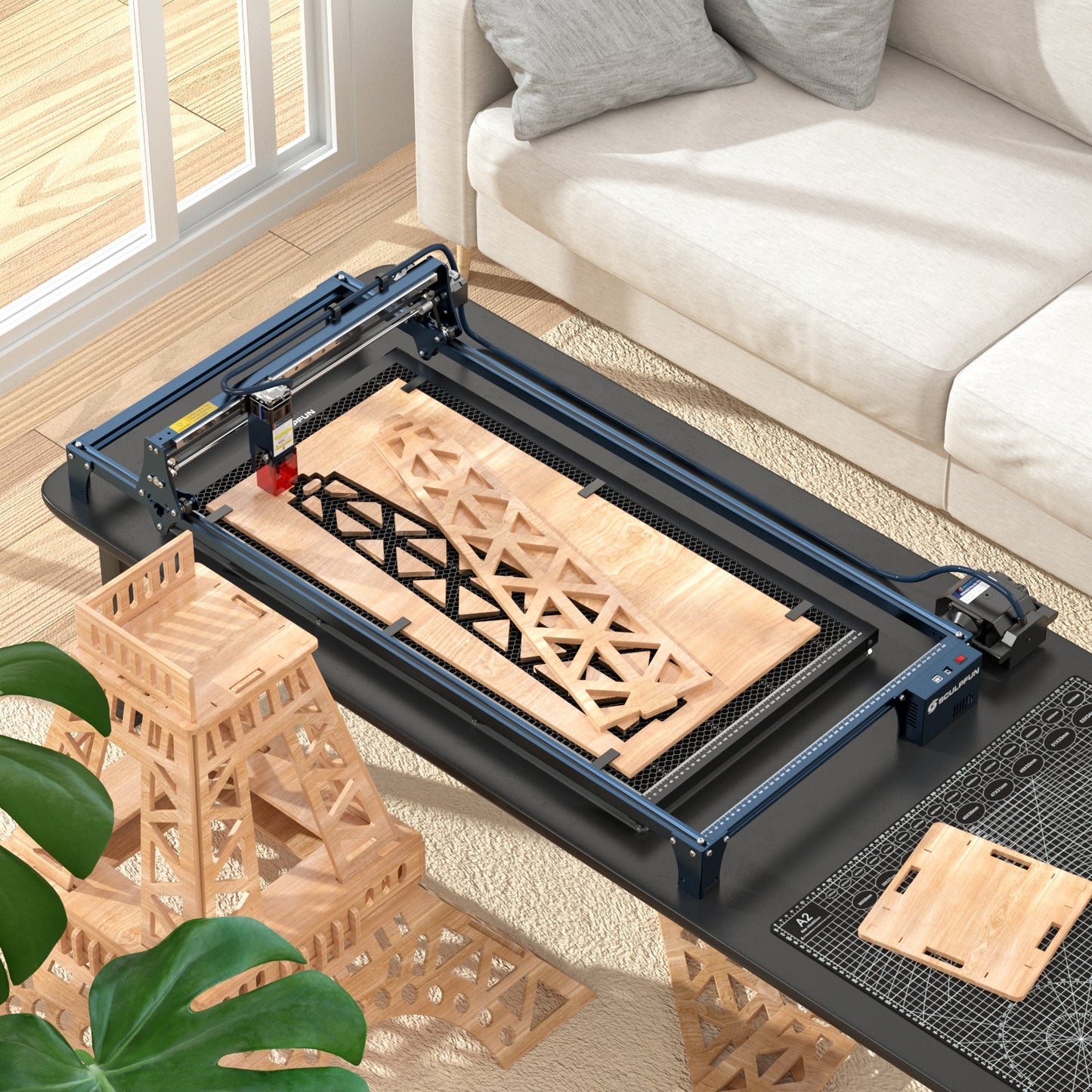 SCULPFUN H3 Laser Cutting Honeycomb Panel Workbench 600x600mm