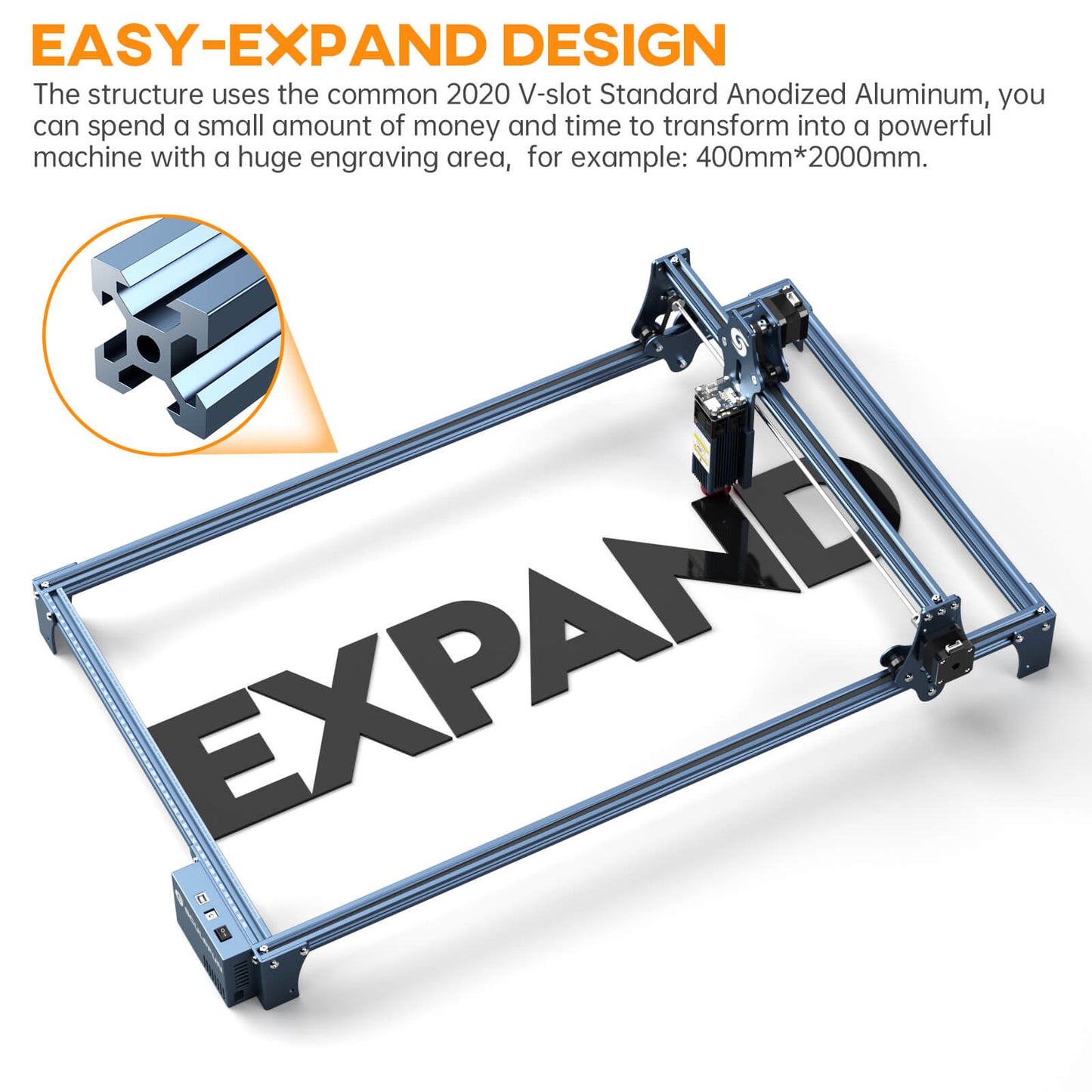 SCULPFUN S9 5.5W Laser Engraver With 0.06mm Ultra-Fine Compressed Spot