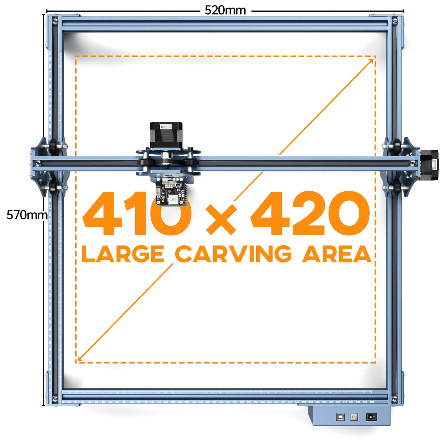 SCULPFUN S9 5.5W Laser Engraver With 0.06mm Ultra-Fine Compressed Spot