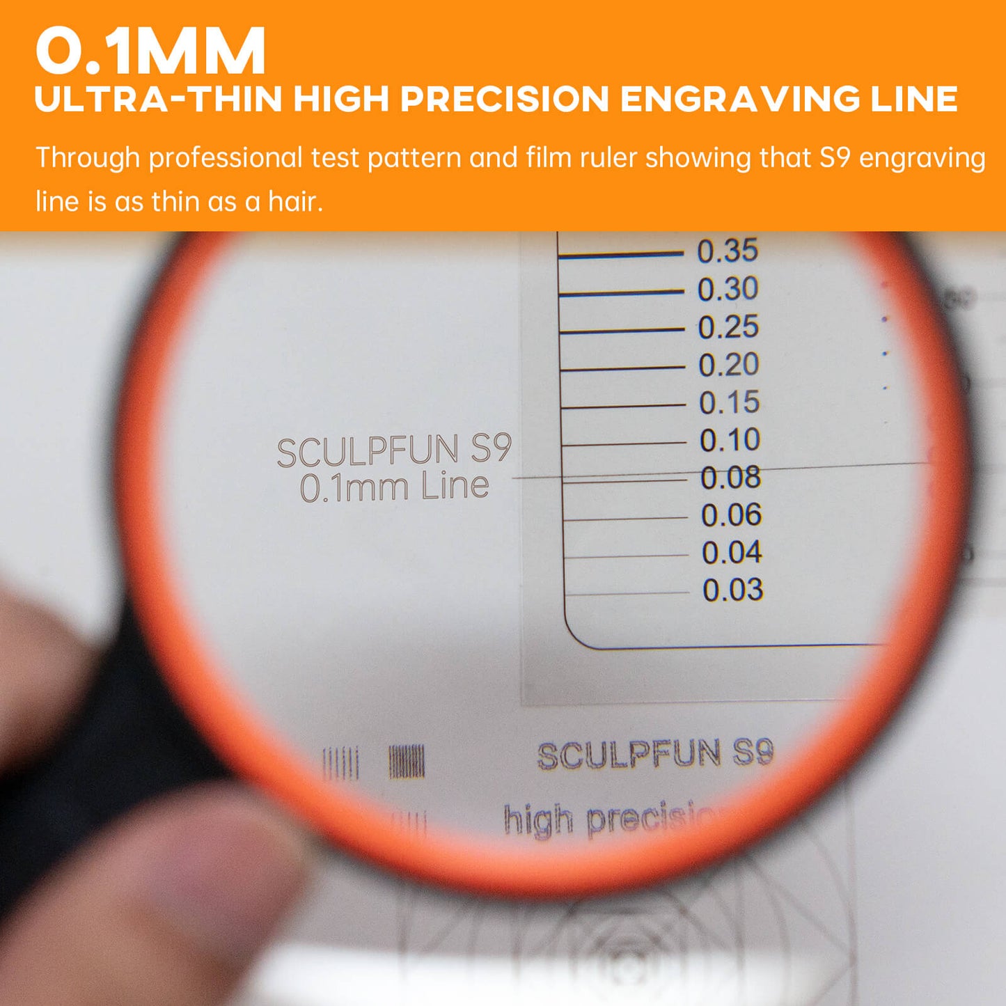 SCULPFUN S9 5.5W Laser Engraver With 0.06mm Ultra-Fine Compressed Spot