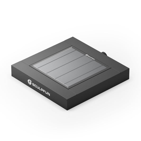 SCULPFUN H5 Gen2 Honeycomb Cutting Exhaust Platform 650×650mm Honeycomb Laser Bed with Fume Extraction Fan