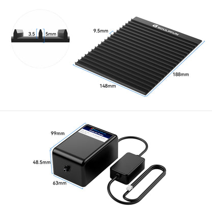 SCULPFUN iCube Laser Engraver Honeycomb Panel & 15L/Min Air Pump Kit