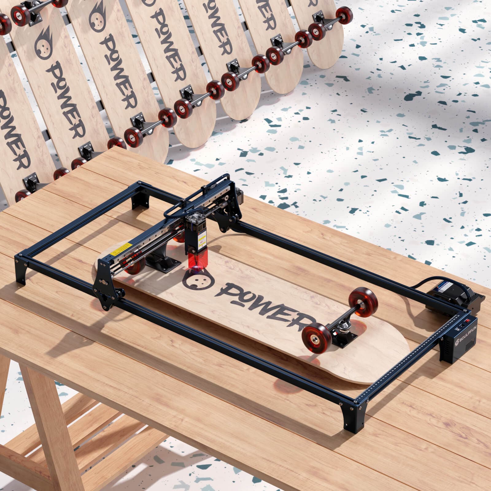 SCULPFUN Y Axis Expansion Kit Only For S30 / S30 Pro/  S30 Pro Max Engraving Machine