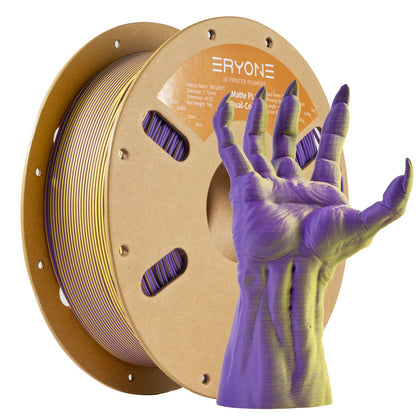 PLA Matte Dual-Color Filament - 1.75mm±0.03mm (1kg)
