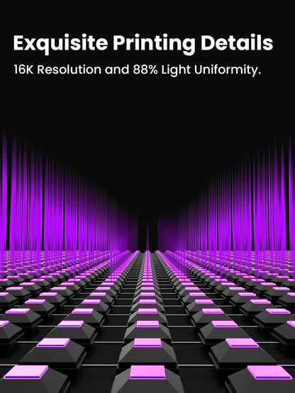 Uniformation GK3 Pro – Imprimante résine professionnelle haute résolution avec source lumineuse de 385 nm et contrôle actif de la température de la résine