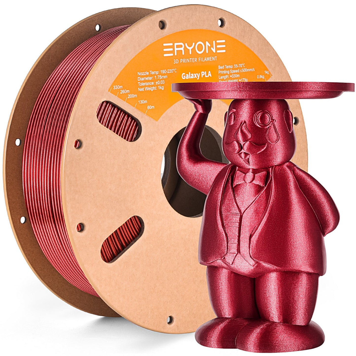 PLA Galaxy Sparkly Glitter Filament - 1.75mm±0.03mm (1kg)