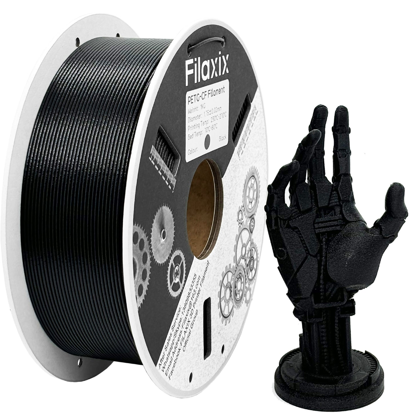PETG-CF - Kohlefaserverstärktes PETG - Filaxix