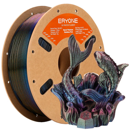 PLA Burnt Titanium Filament - 1.75mm±0.03mm (1kg)