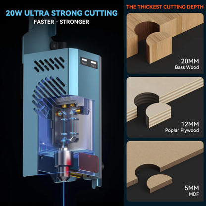 Sculpfun SF-A9 - 20W Lasergravierer
