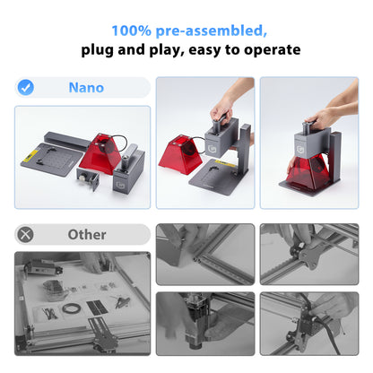 Nano allongé - Graveur laser 6W