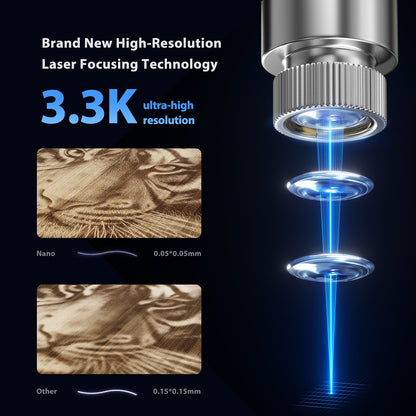 Nano allongé - Graveur laser 6W