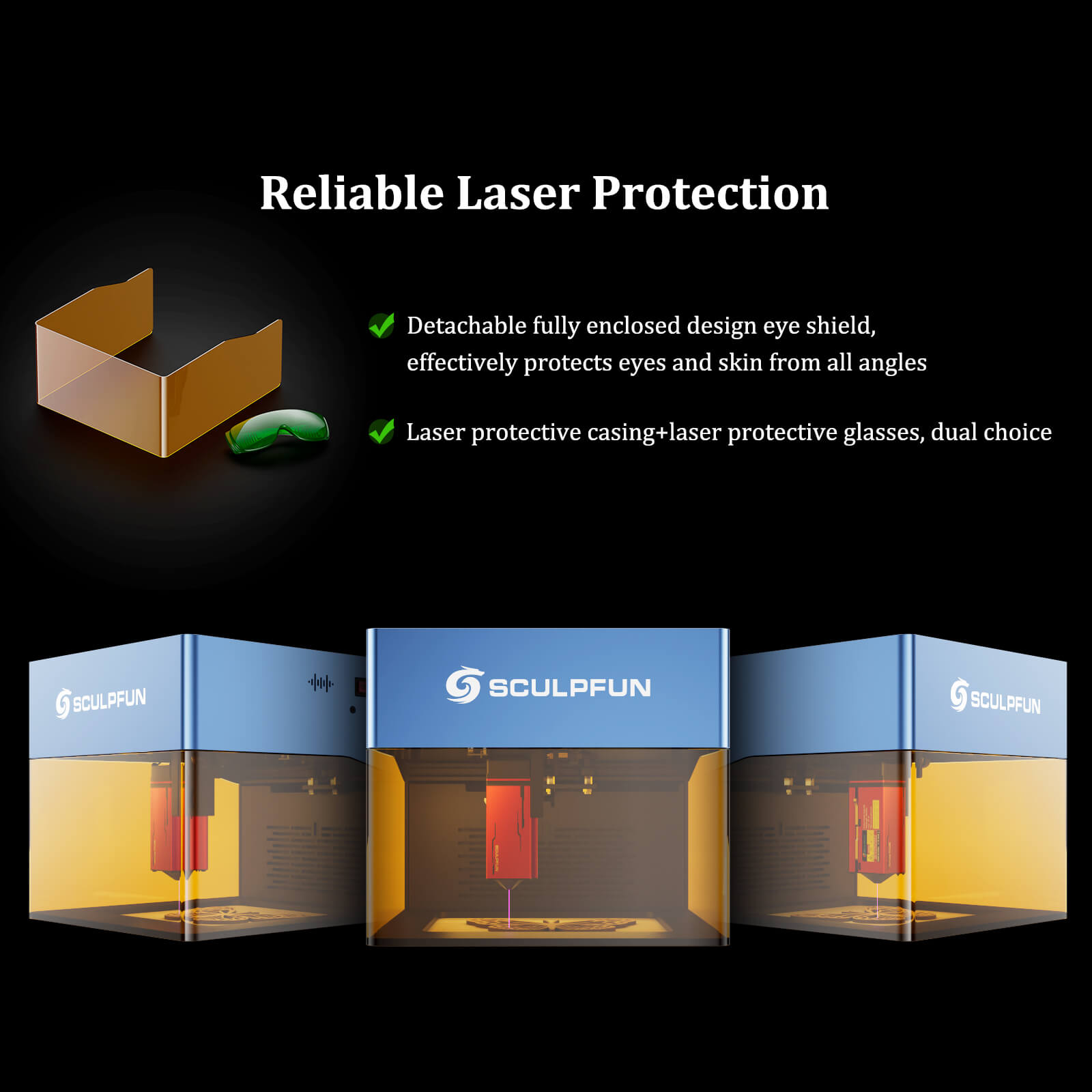 Sculpfun iCube Pro Max 10W Portable Laser Engraving Machine