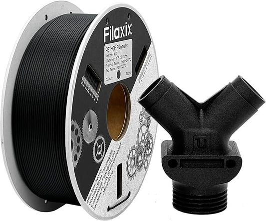 PET-CF - Kohlefaserverstärktes PET, Schwarz - Filaxix