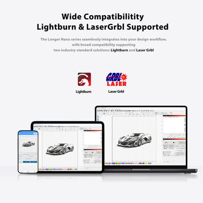 Nano allongé - Graveur laser 6W