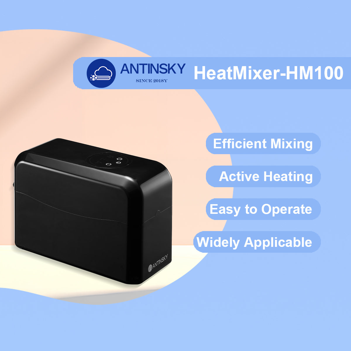 Antinsky HeatMixer HM100 – Mélange et chauffage intelligents des bouteilles de résine