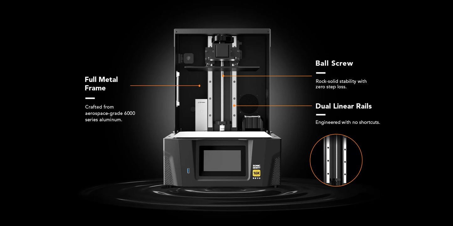 Phrozen Sonic Mighty Revo 16K – Großformatiger 16K-Resin-Drucker für höchste Detailansprüche