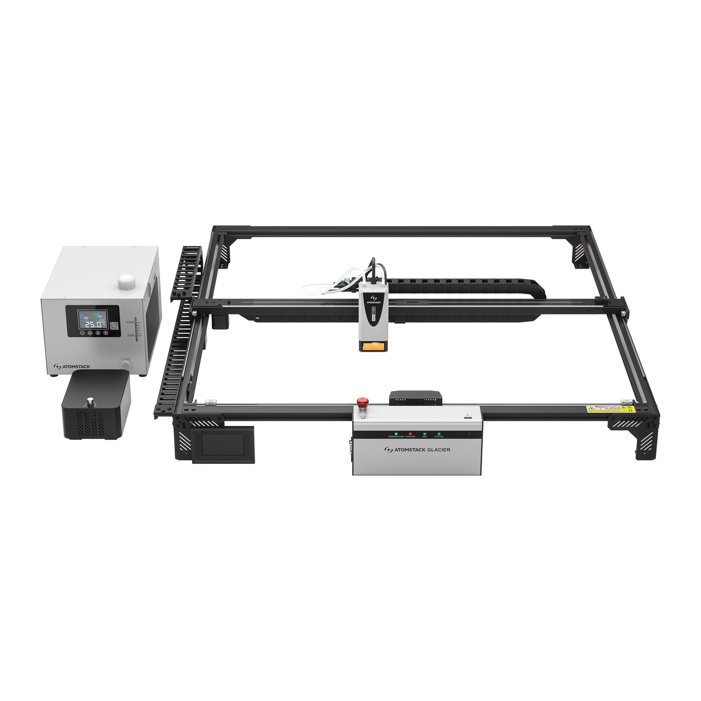 AtomStack Glacier 120W/90W Wassergekühlter Diodenlaser-Gravierer