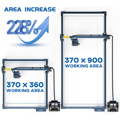 SCULPFUN Y Axis Expansion Kit Only For S30 / S30 Pro/  S30 Pro Max Engraving Machine