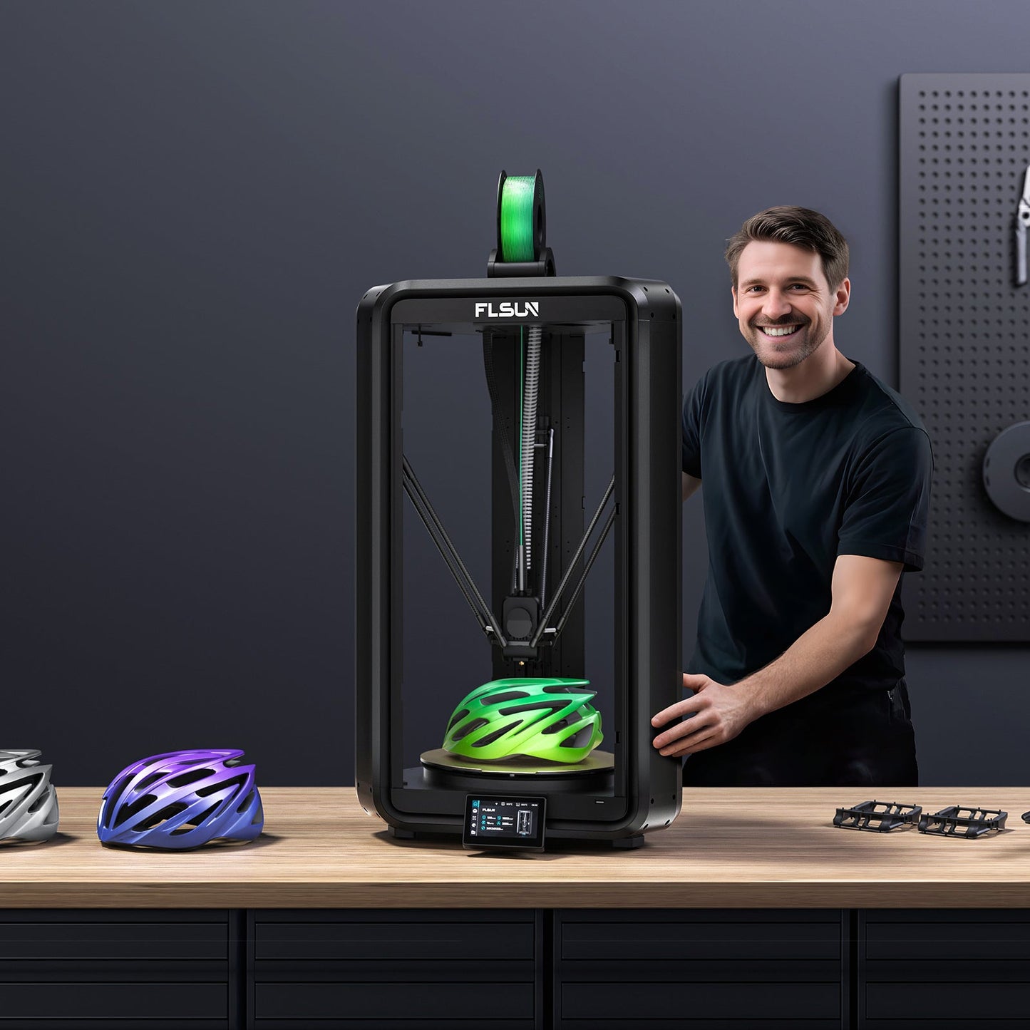 Flsun T1 Max - Hochgeschwindigkeits-Delta mit großem Bauraum